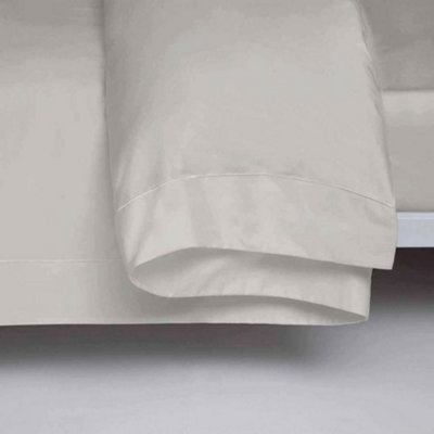 Belledorm 1000Tc Egyptian Cotton Flat Bed Sheet Platinum (Superking) from B&Q