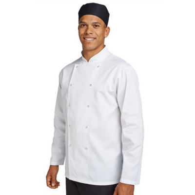  - Dennys Unisex Adults Budget Long Sleeve Chef Jacket