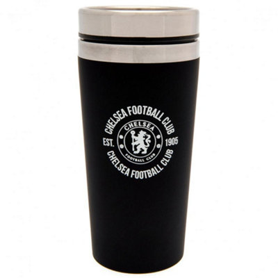 Chelsea Fc Executive Travel Mug Black (One Size) from B&Q