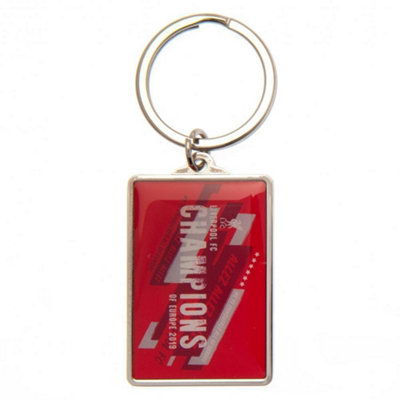 Liverpool Fc Champions Of Europe Keyring Red (One Size) from B&Q