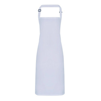 Premier (One Size, White) Waterproof Bib Apron - Image 3