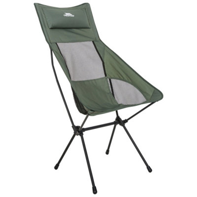 Trespass Roost Tall Lightweight Folding Chair Olive (One Size) from B&Q