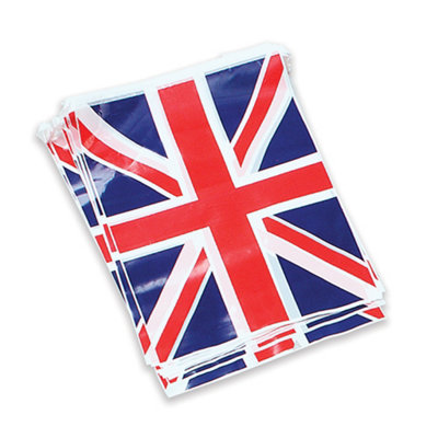 Bristol Novelty Union Jack Bunting Red/blue/white (One Size) from B&Q
