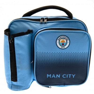 Manchester City Fc Fade Lunch Bag Blue (One Size) from B&Q