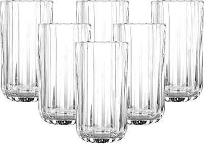 Simpa 350Ml Elegant Highball GlassesSet Of 6 from B&Q
