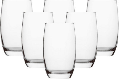 Simpa 390Ml Classic Highball Drinking GlassesSet Of 6 from B&Q