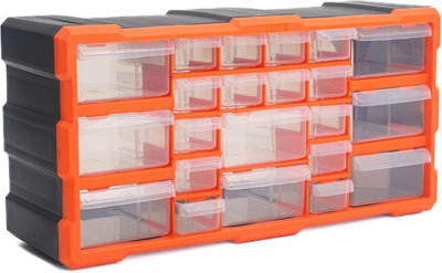 Simpa 22 Multi Drawers Tool Bit Storage Organiser. from B&Q