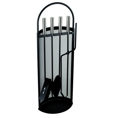 Simpa Arc Contempo 26" Stainless Steel 5Pc Companion Set from B&Q