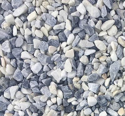 Simpa 20mm Polar Ice Chippings Bag 20Kg from B&Q