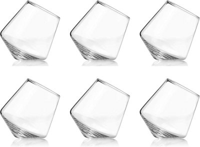 Simpa Lucente 230Ml Rocking Spirit Glasses 6Pc Set from B&Q