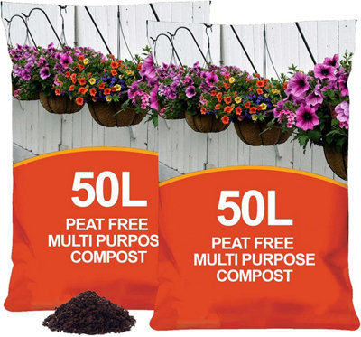 B&Q -  Peat Free Nutrient Rich All Purpose Compost100L