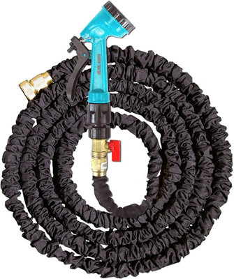 Simpa 75Ft Expandable Garden Hose With 5 Dial Spray Gun from B&Q