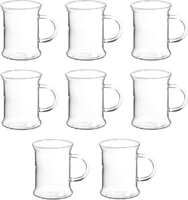 Randwyck 8Pc Smilla 330Ml Borosilicate Glass Coffee Cups