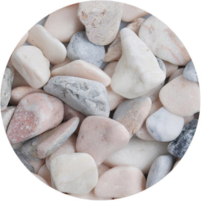 Simpa 20-50mm Flamingo Pebbles Bag 20Kg from B&Q