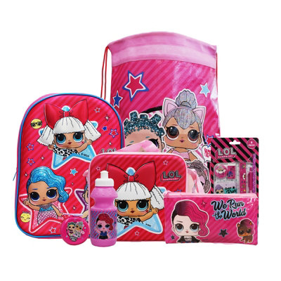 Simpa L.o.l Surprise 7Pc Back To School Bundle With 3D Insulated Lunch Bag. from B&Q