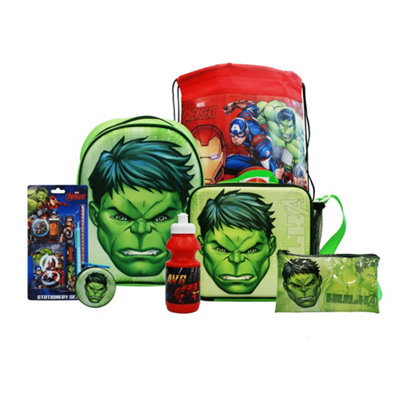 Simpa The Hulk 7Pc Back To School Bundle With 3D Insulated Lunch Bag. from B&Q