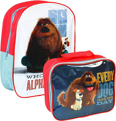 Universal The Secret Life Of Pets Backpack And Insulated Lunch Bag Set.