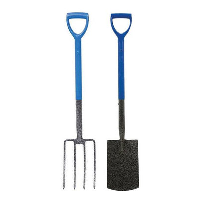 Silverline Garden Digging Fork & Spade Set 1000mm from B&Q