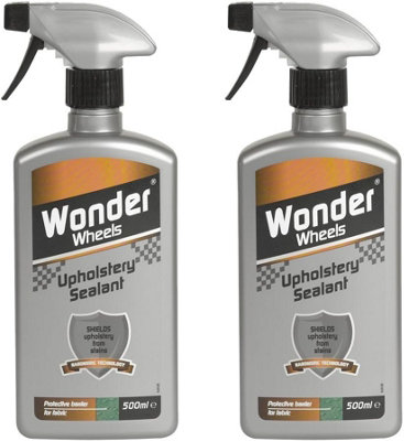 Wonder Wheels Fabric Upholstery Sealant Spray 2 X 500Ml from B&Q