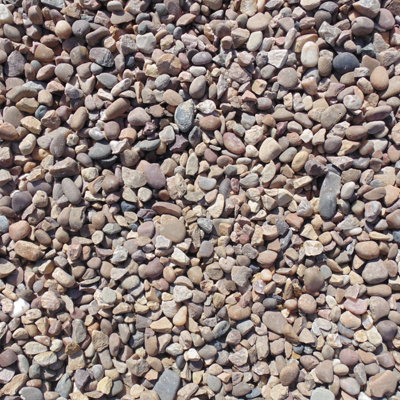 Simpa 14mm Brown & Cream Chippings Bag 20Kg from B&Q