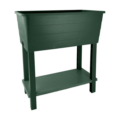 Simpa Xl Double-Tiered Raised Bed Plastic Trough Planter from B&Q