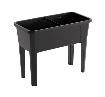 Simpa Xl Raised Bed Plastic Trough Planter from B&Q