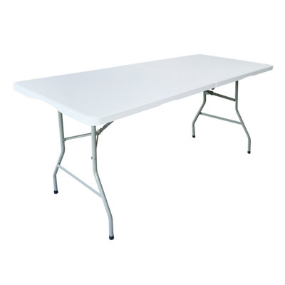 Simpa 6Ft / 1.8M 180 Heavy Duty Folding Table. from B&Q