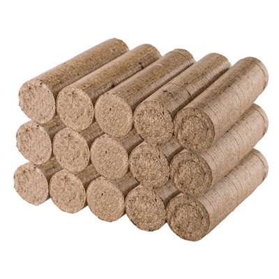 Simpa Slow Burn Wood Fuel Briquettes Pack Of 15 from B&Q