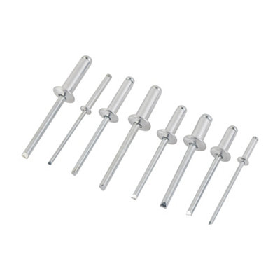 Magnusson Galvanised Aluminium Dome RivetsSet from B&Q
