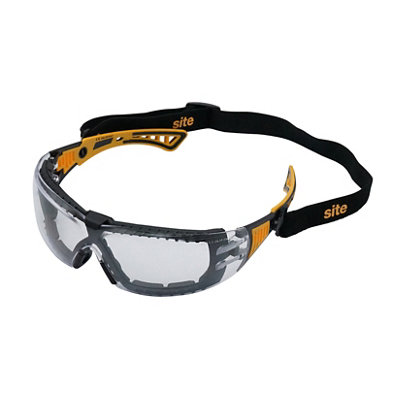Site Clear Lens Safety SpecsSey232 from B&Q