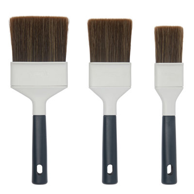GoodHome Exterior Woodwork Paint BrushSet Of 3 from B&Q