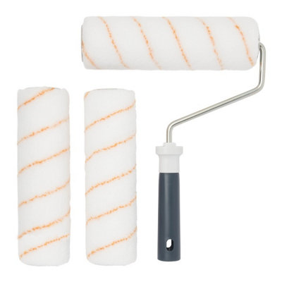 GoodHome Medium Pile Fixed Roller Frame & Sleeve(L)230mm4 Piece Pack from B&Q