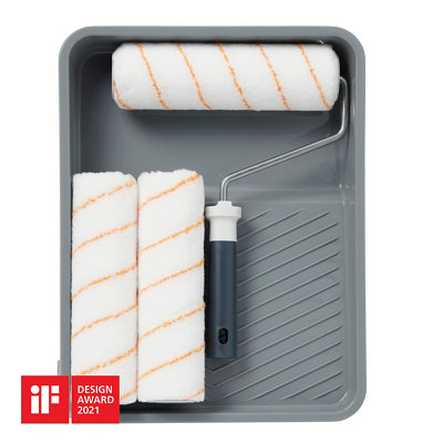 GoodHome Woven Polyester Medium Pile Roller Kit5 Pieces from B&Q