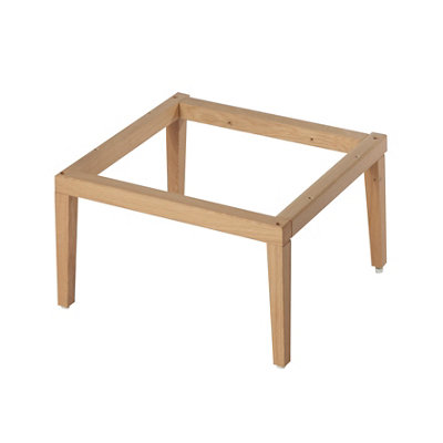 GoodHome Avela Matt Oak Cabinet Feet (H)210mm (W)400mm from B&Q