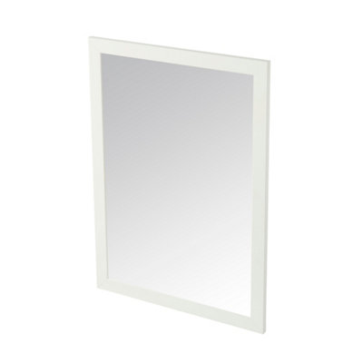 GoodHome Perma Grey Rectangular Wall-Mounted Bathroom Mirror (H)70Cm (W)50Cm from B&Q