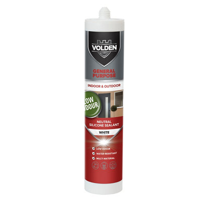 Volden White Silicone-Based General-Purpose Sealant280Ml from B&Q