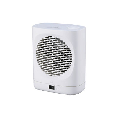 GoodHome Colenso 2000W White OSCILLATING Fan heater
