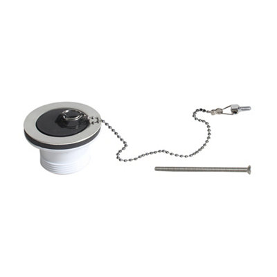 Flomasta Silver Sink Waste(Dia)70mm from B&Q