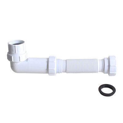 Flomasta Shallow Non-Adjustable Height Waterless Sink & Basin Trap (Dia)43mm from B&Q