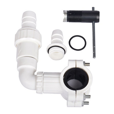 Flomasta 11 Piece Washing Machine Drain Out Kit from B&Q