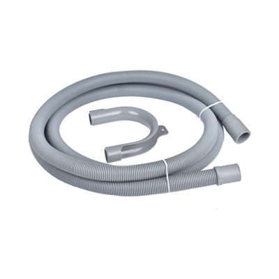 Flomasta Grey Push-Fit Washing Machine Hose(L)1.5M from B&Q