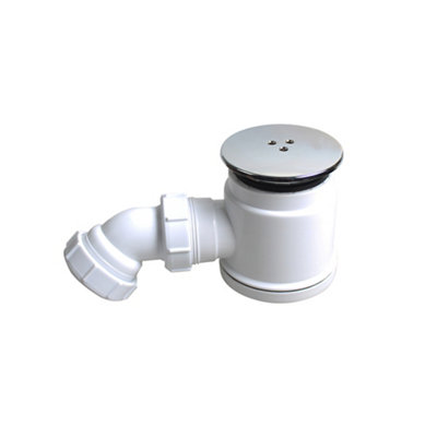Flomasta Chrome-Plated Dome Shower Trap (Dia)213mm from B&Q
