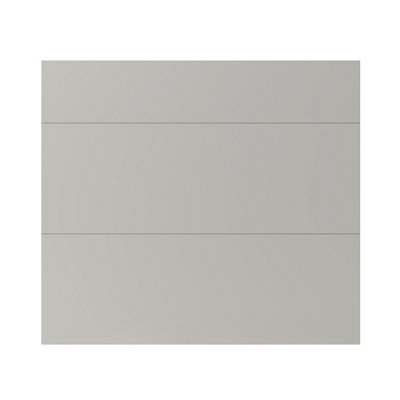 B&Q -  Stevia Matt Grey 3 Drawer FrontPack Of 1 (H)715mm (W)797mm (T)18mm
