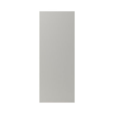 B&Q -  Stevia Matt Pewter Grey Slab 70:30 Larder Cabinet Door (W)500mm (H)1287mm (T)18mm