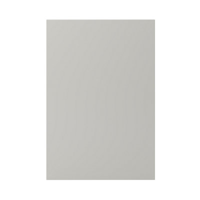 B&Q -  Stevia Matt Pewter Grey Slab Standard End Panel (H)870mm (W)590mm