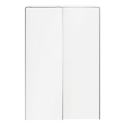 B&Q -  Atomia Matt White Particle Board Wardrobe (H)2250mm (W)1500mm (D)655mm
