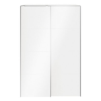 B&Q -  Atomia White Particle Board Wardrobe (H)2250mm (W)1500mm (D)655mm