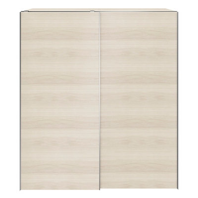 GoodHome Atomia Matt Oak Effect Particle Board Wardrobe (H)2250mm (W)2000mm (D)655mm from B&Q