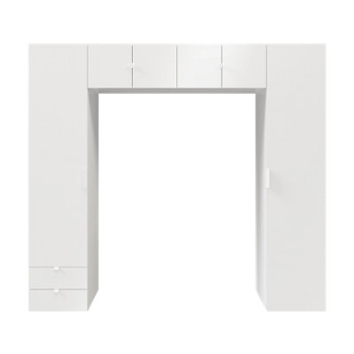 B&Q -  Atomia White DoorWhite Overhead Unit (H)2250mm (W)2500mm (D)450mm