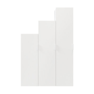 GoodHome Atomia Matt White Chipboard Wardrobe (H)2250mm (W)1500mm (D)580mm from B&Q
